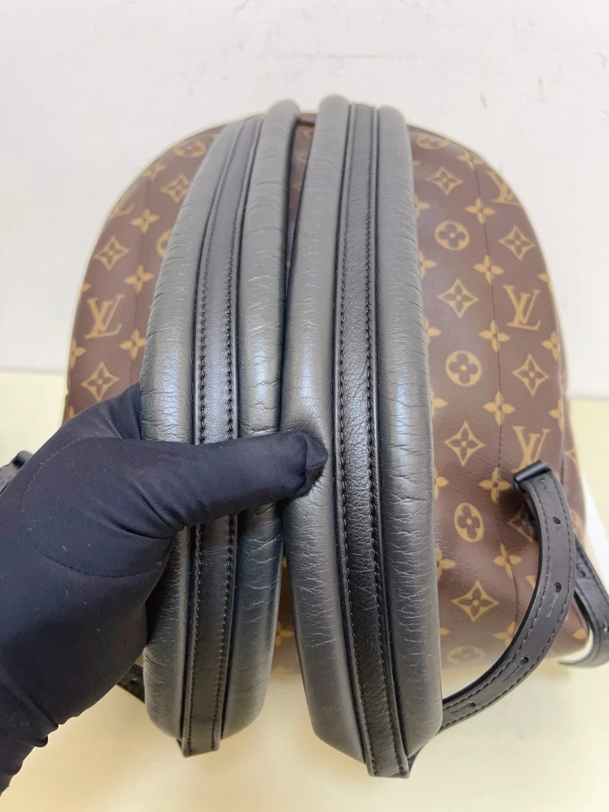 Louis Vuitton Springs MM Monogram Canvas Backpack Brown Gold Unisex Adults