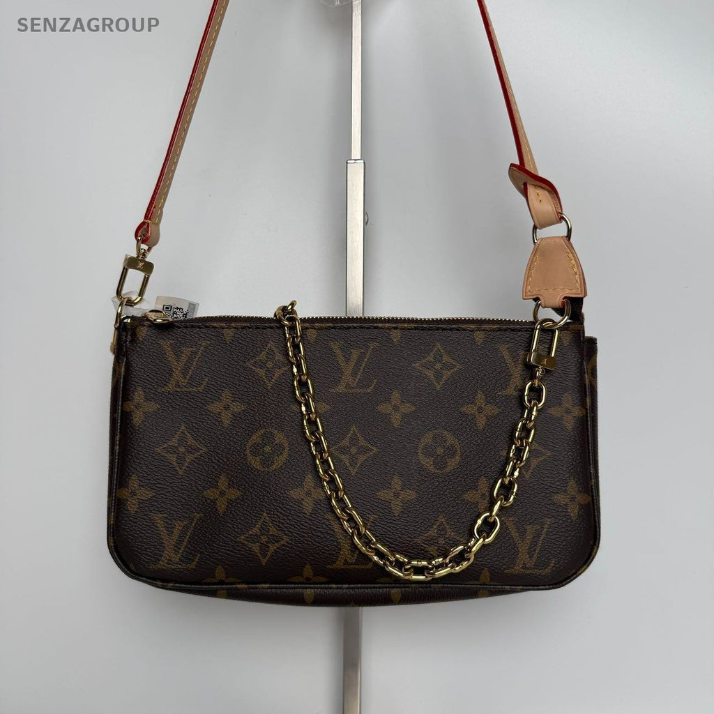 SJ0001 Louis Vuitton Pochette Monogram Canvas with Chain Strap （U）