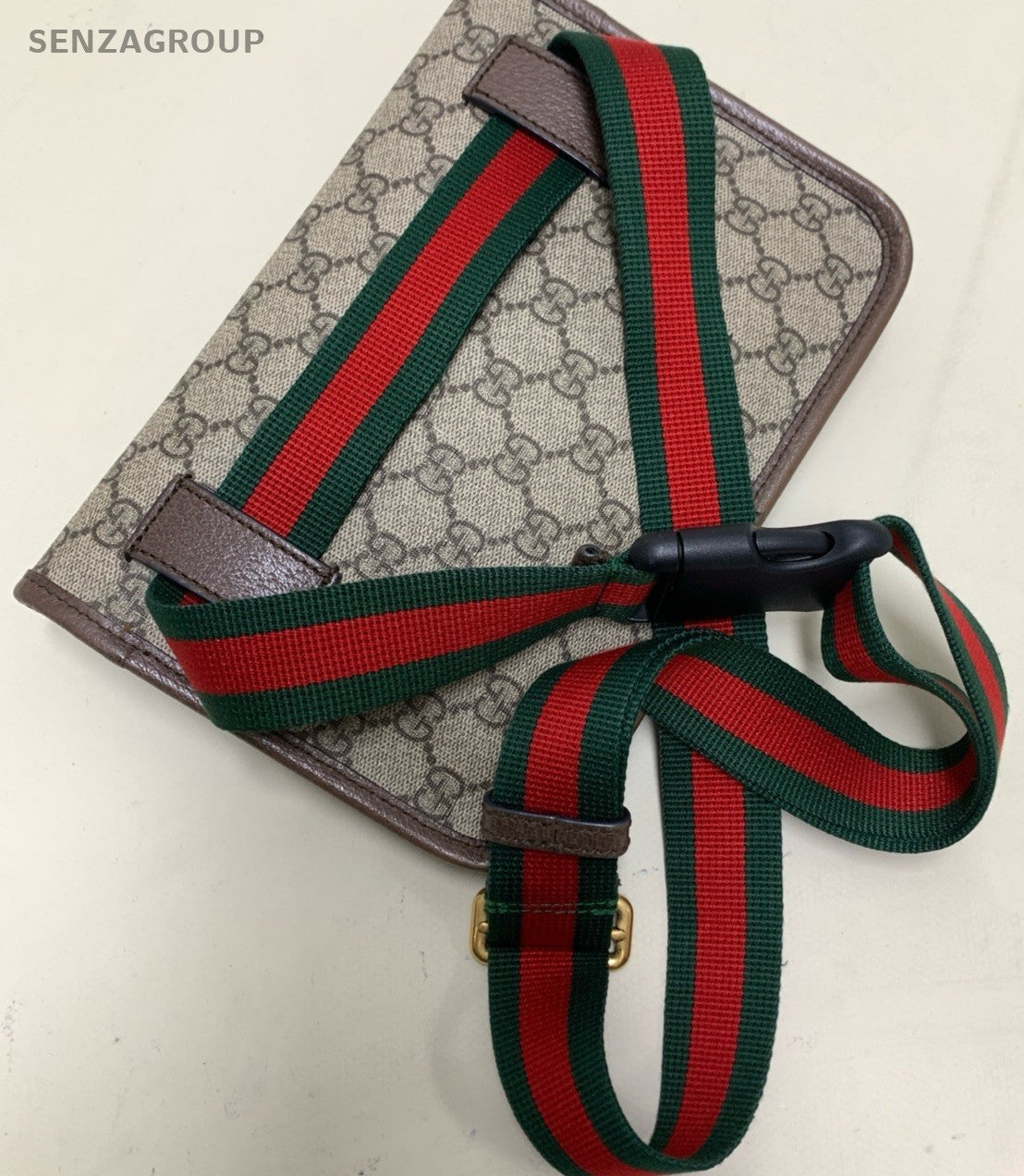 GUCCI GG Monogram Belt bag Classic Tiger Logo Shoulder bag
