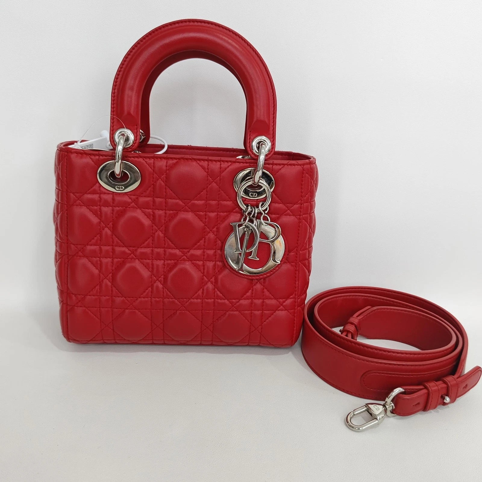 Dior Lady Dior Shoulder Bag Excellent