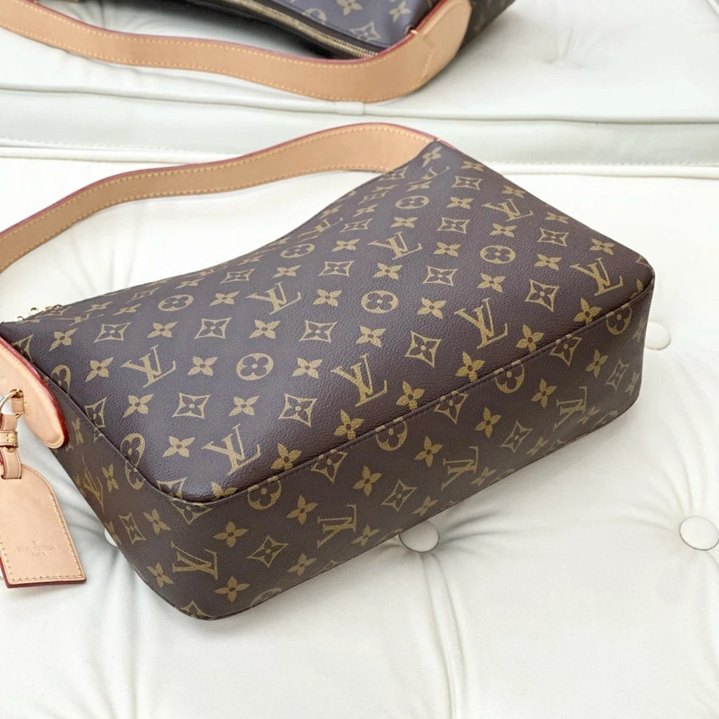 Louis Vuitton Slouchy PM Shoulder Bag Brown Women Classic S
