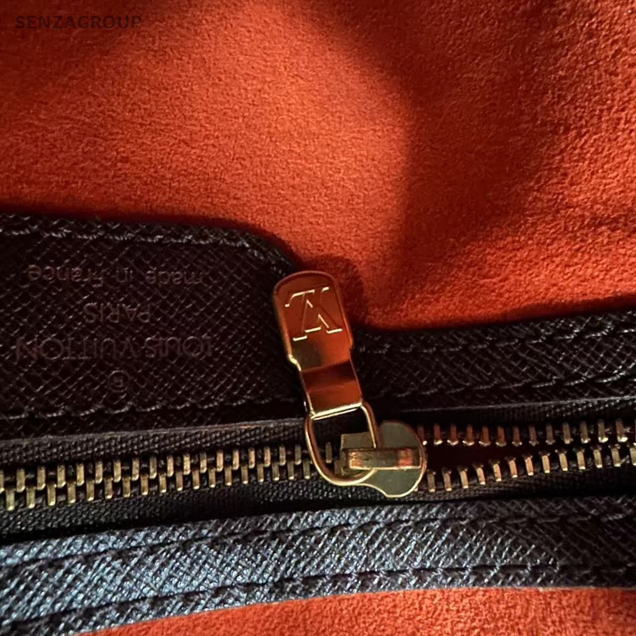 Louis Vuitton Damier Monogram Bucket Shoulder bag Brown Vintage with Subpackage