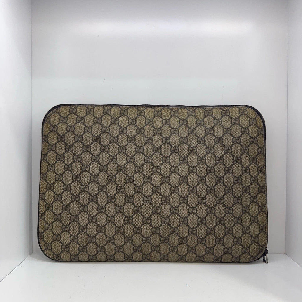 GUCCI Classic Monogram Large Canvas Clutch Bag For Women