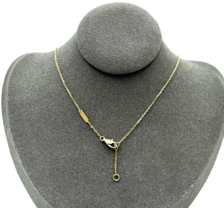 Van Cleef &amp; Arpels Sweet Alhambra Necklace 18K Rose Gold with Red Carnelian