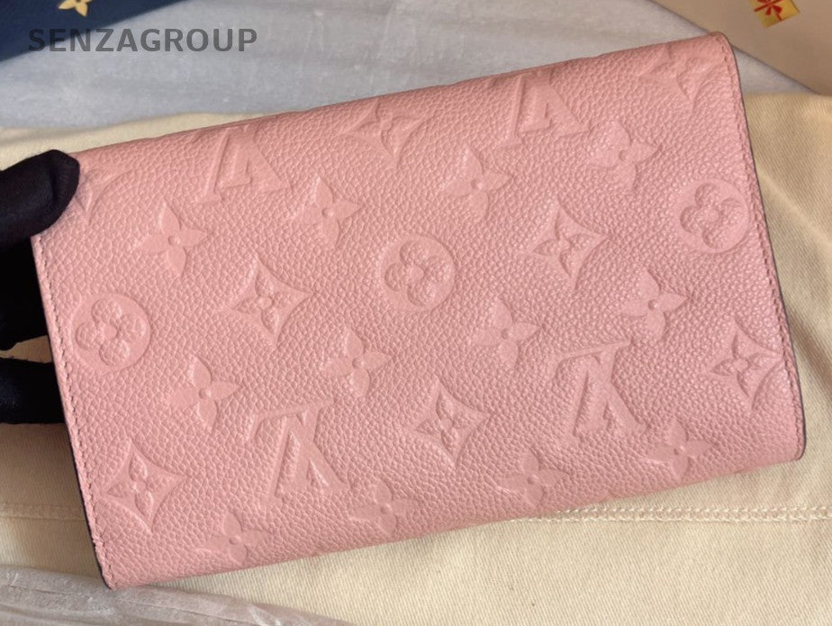 Louis Vuitton VAVIN WOC Chain Shoulder Bag Crossbody Pink Gold Women Designer