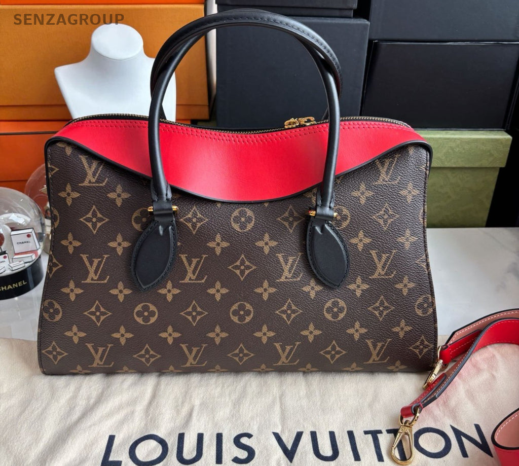 Louis Vuitton Tuileries Besace Monogram Red Shoulder handbag 2WAY