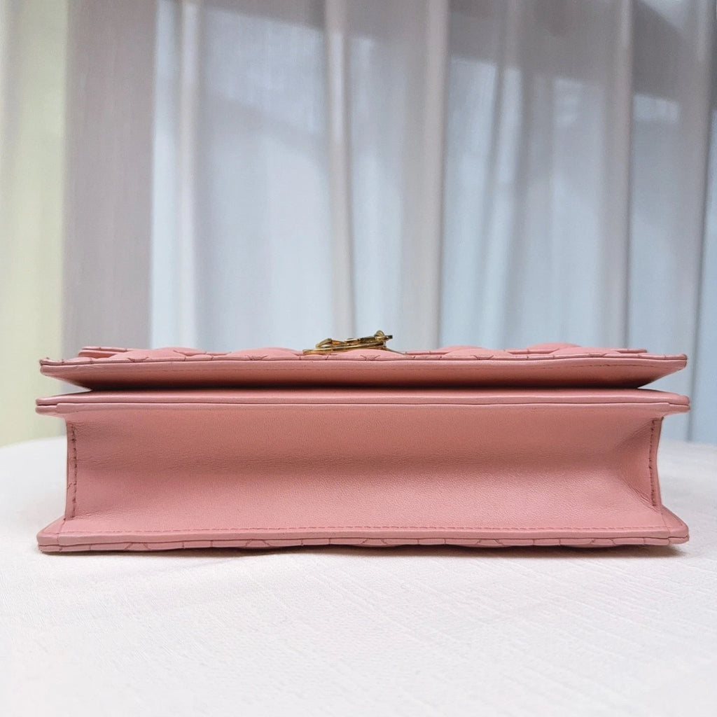 Dior Leather Medium Pink Miss Daily Shoulder Bag For Women