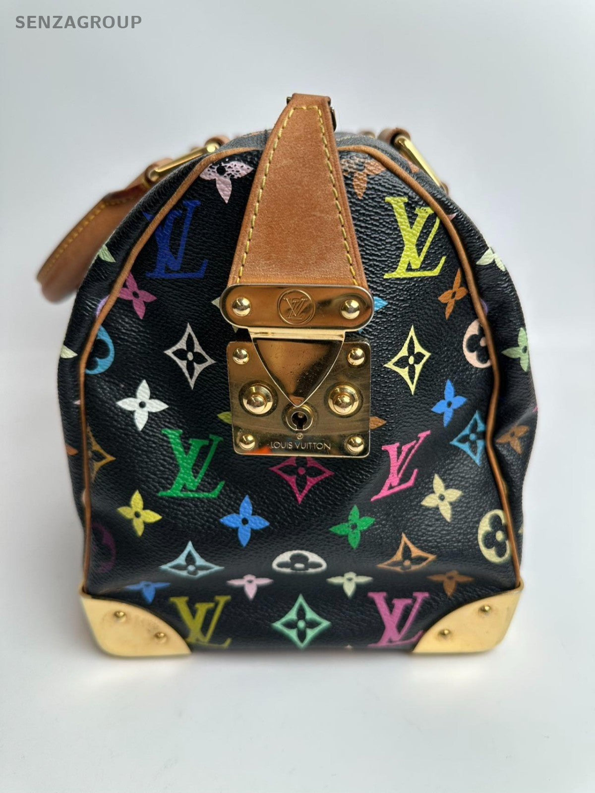 SJ0001 LV Multicolore Speedy 30 Black monogram xp01086
