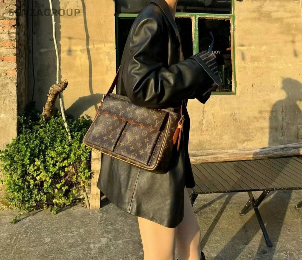 Louis Vuitton Vivacite GM Shoulder bag M51163 Monogram Brown Women Vintage