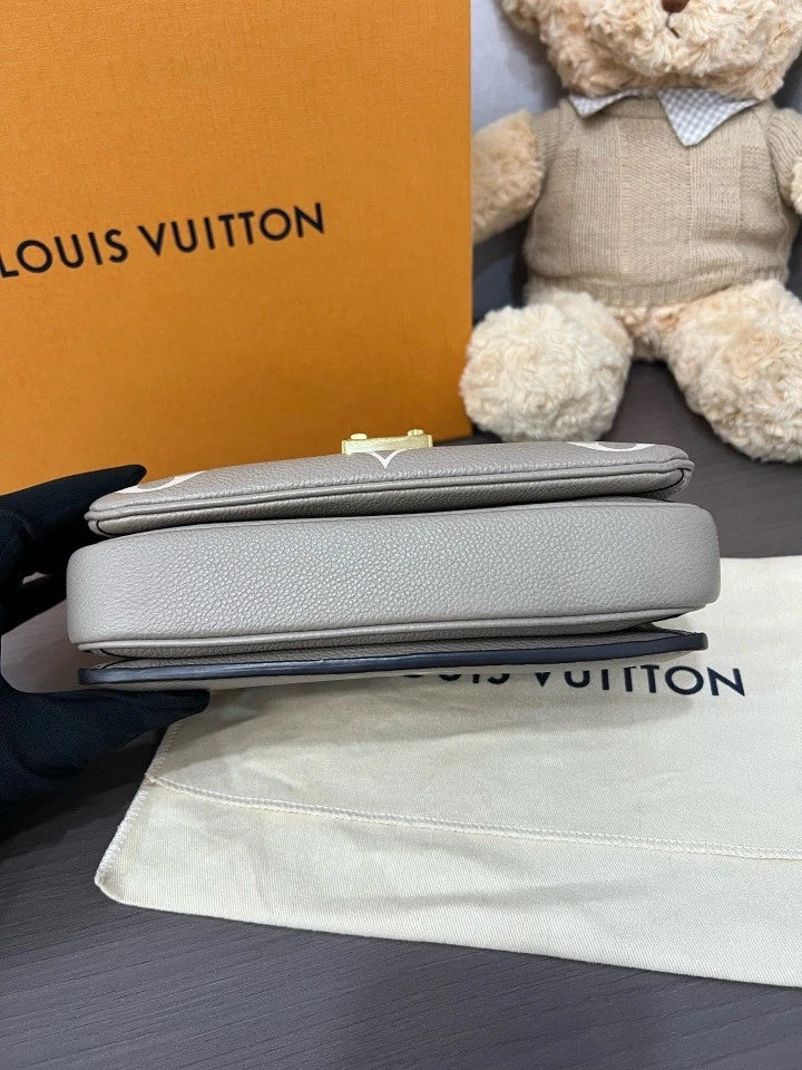 Louis Vuitton East West Pochette Metis Gray Mini Messenger Crossbody