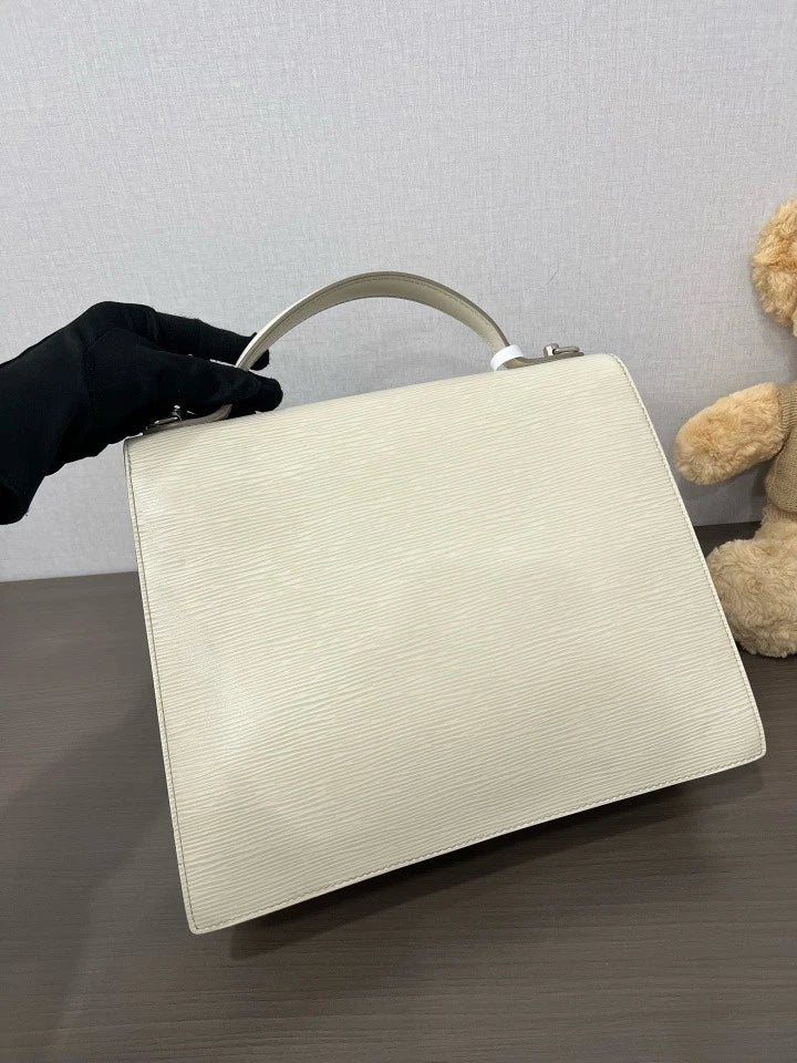 Louis Vuitton Sevigne Medium Epi Handbag Shoulder Bag For Women