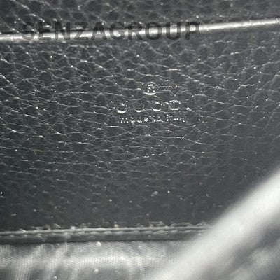 Gucci Dionysus Tiger Head Chain Crossbody Shoulder Bag Black Silver Women