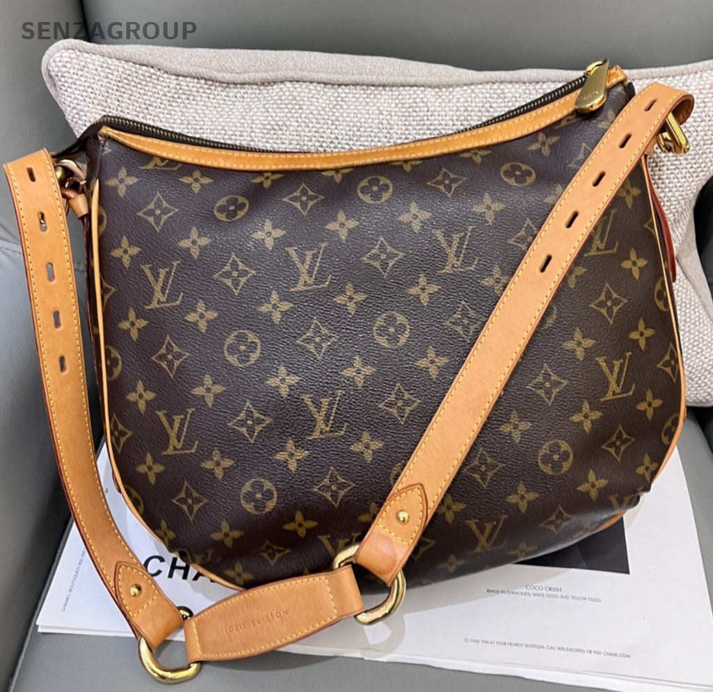 Louis Vuitton Tulum Monogram Crossbody Shoulder Bag Brown Gold Women Classic