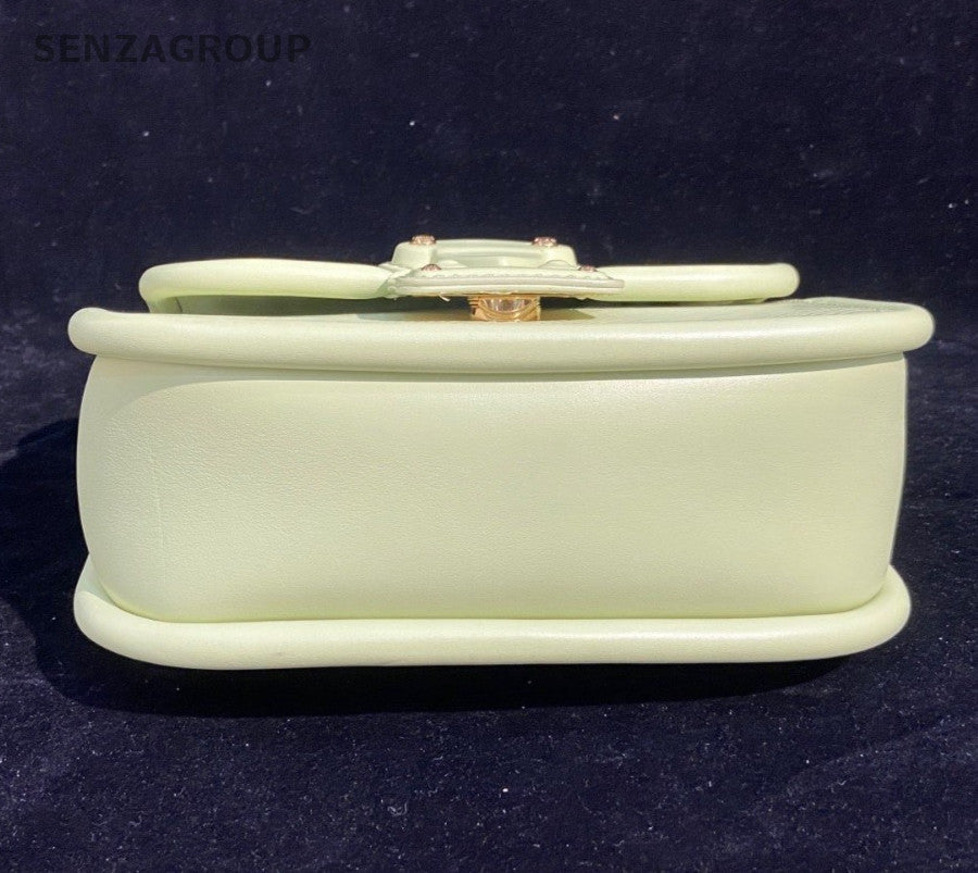 Louis Vuitton Hide And Seek Epi Top Handle Crossbody Green Gold Women Classic