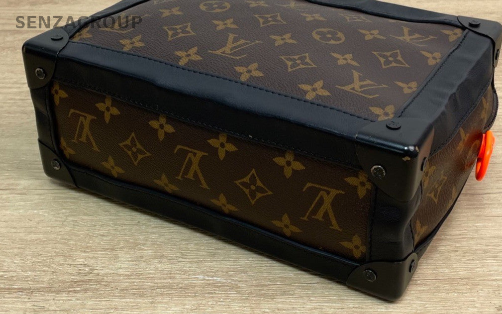 Louis Vuitton Soft Trunk Monogram Shoulder Bag Crossbody Brown Unisex Adults
