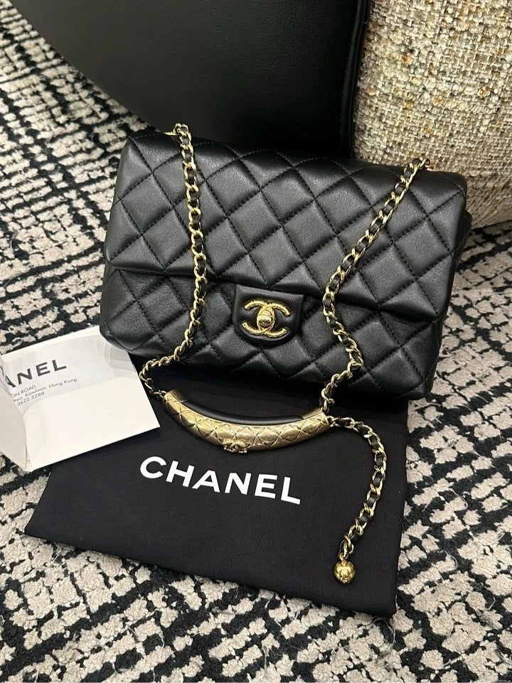 CHANEL CF Chain Shoulder Bag Crossbody For Women