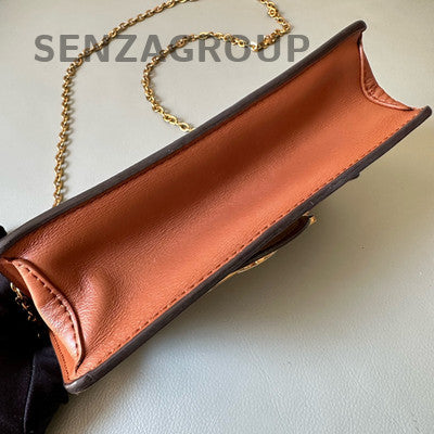 Louis Vuitton Monogram Dauphine Chain Wallet on Strap Crossbody Bag