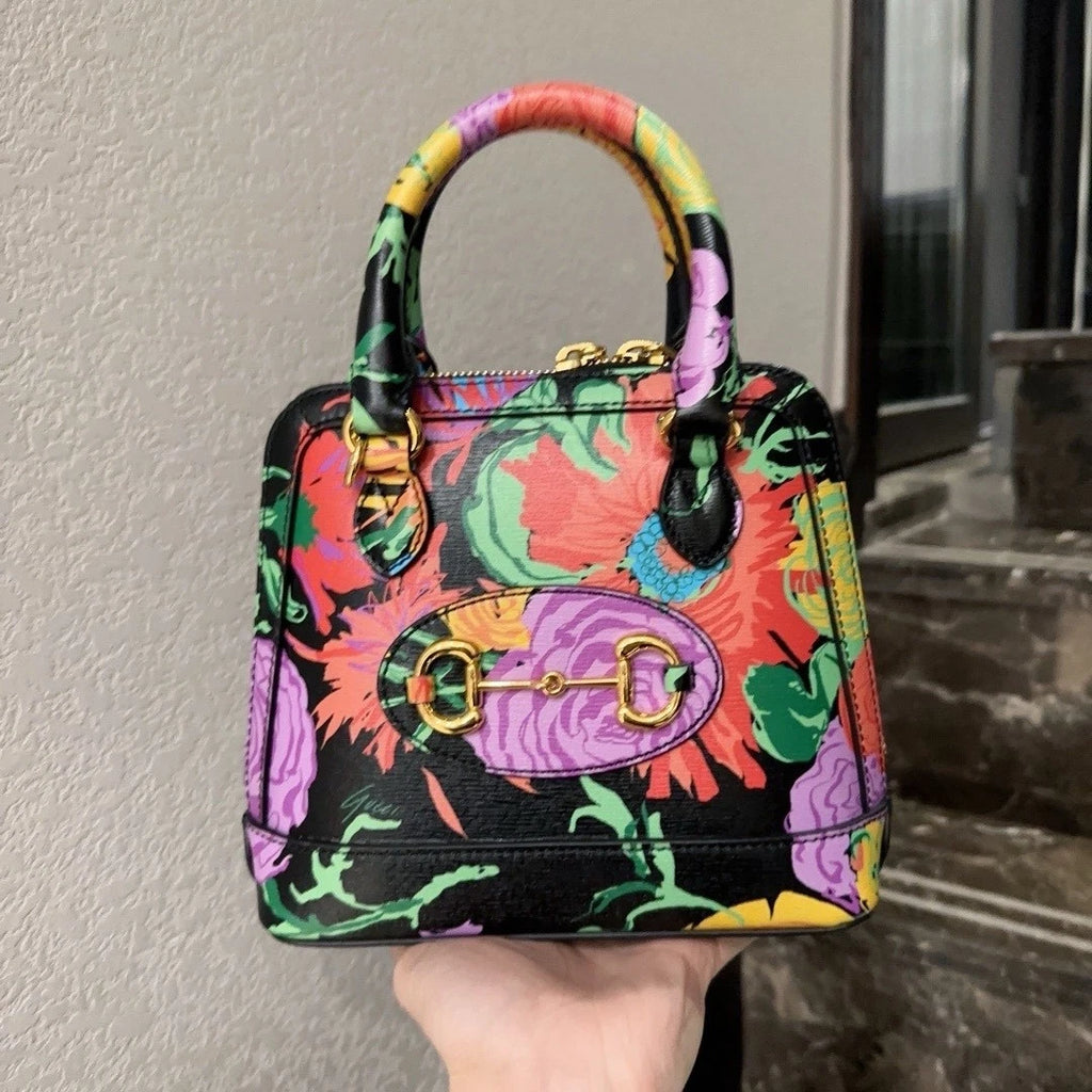 Gucci x Ken Scott 1955Horsebit Shell Shoulder Bag Women