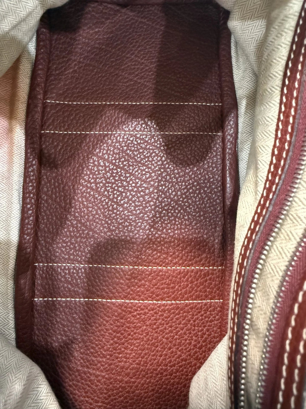 Hermès Garden Party 30 Tote Handbag Bordeaux Red Women Classic