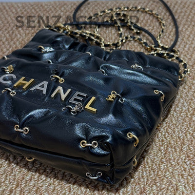 Chanel 22 Bag Mini Trash Bag Chain Shoulder Crossbody Bag Women