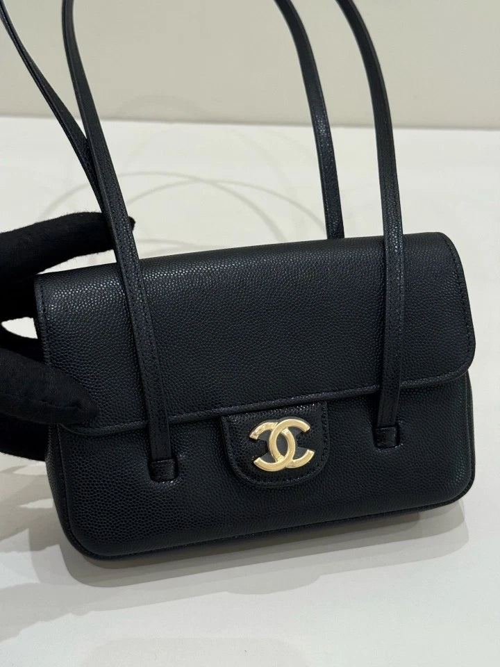 CHANEL Preppy Coco Mini Black Handbag For Women