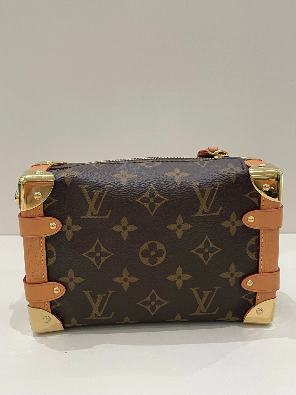 Louis Vuitton Canvas Side Trunk Mini Crossbody Bag For Women