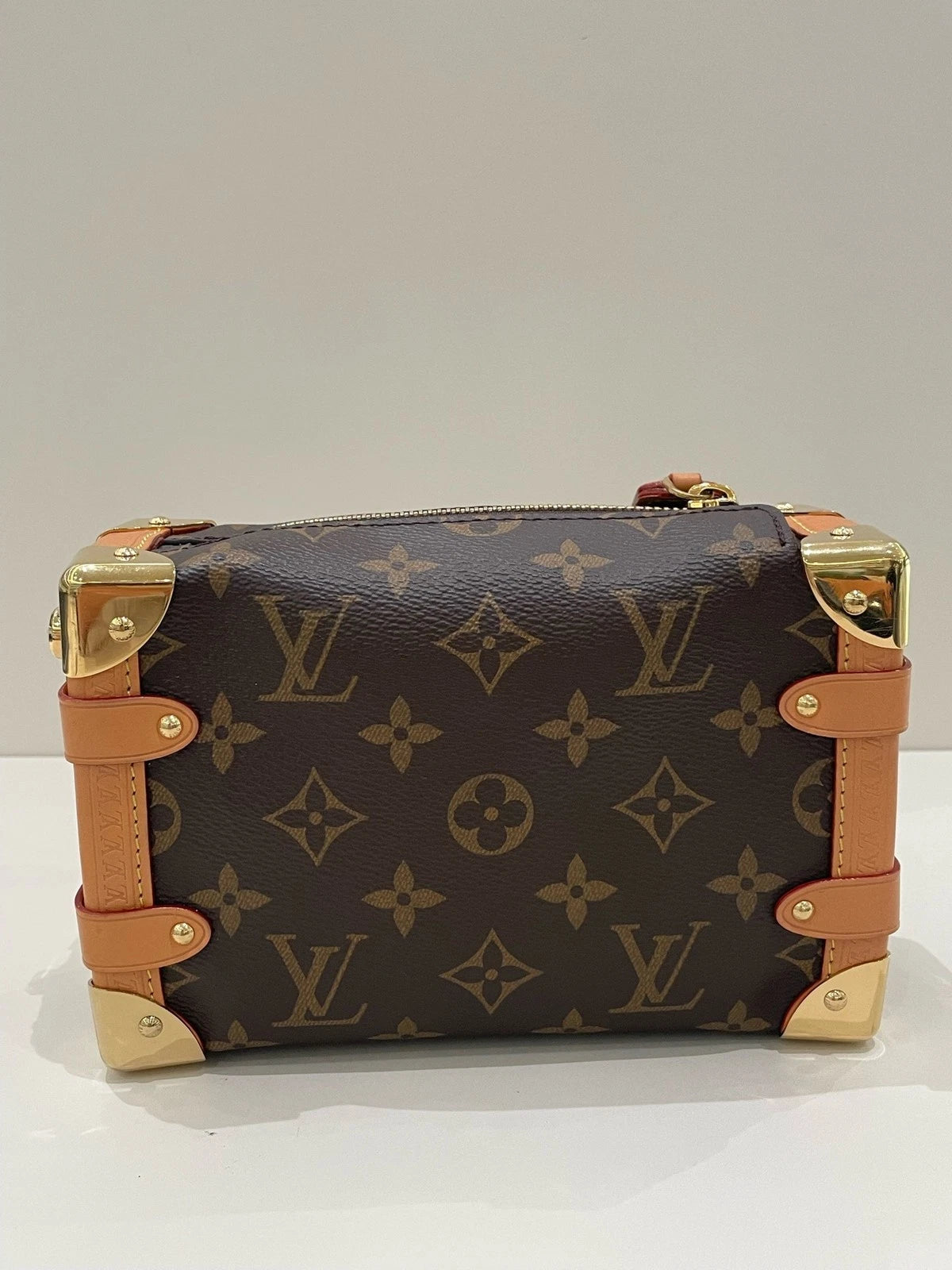 Louis Vuitton Canvas Side Trunk Mini Crossbody Bag For Women