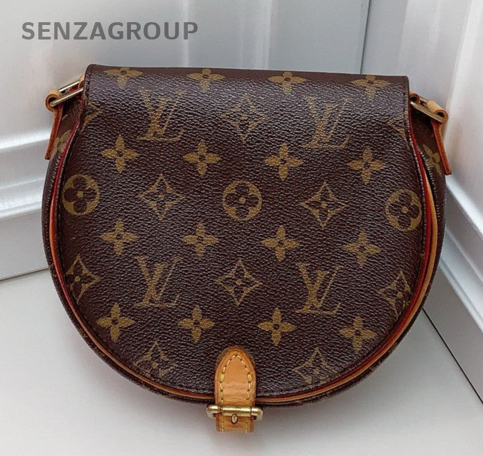 Louis Vuitton Monogram Vintage Red Brown Shoulder Bag Used Women Classic