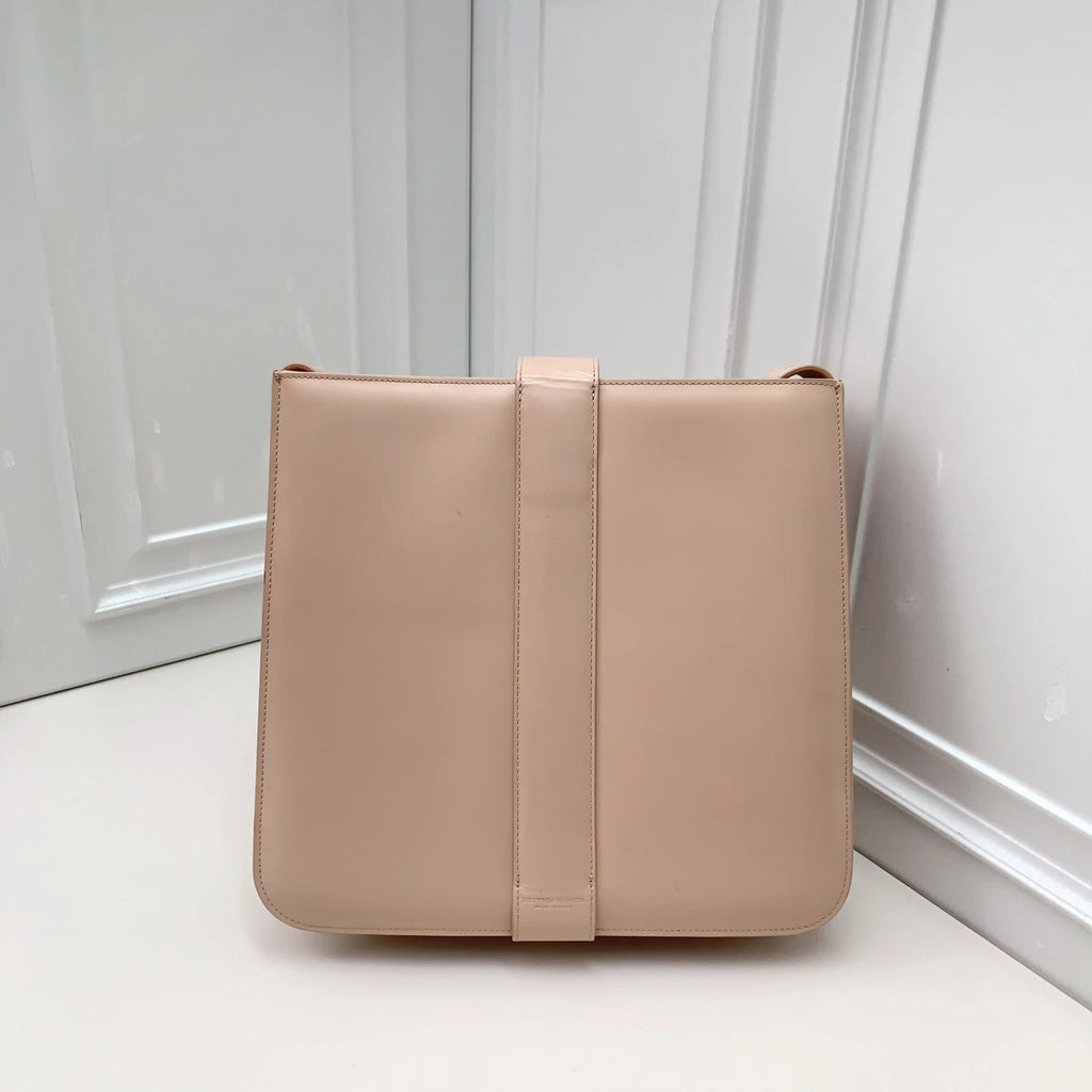 Bottega Veneta Marie Box Calfskin Shoulder Crossbody Beige Gold Women Classic