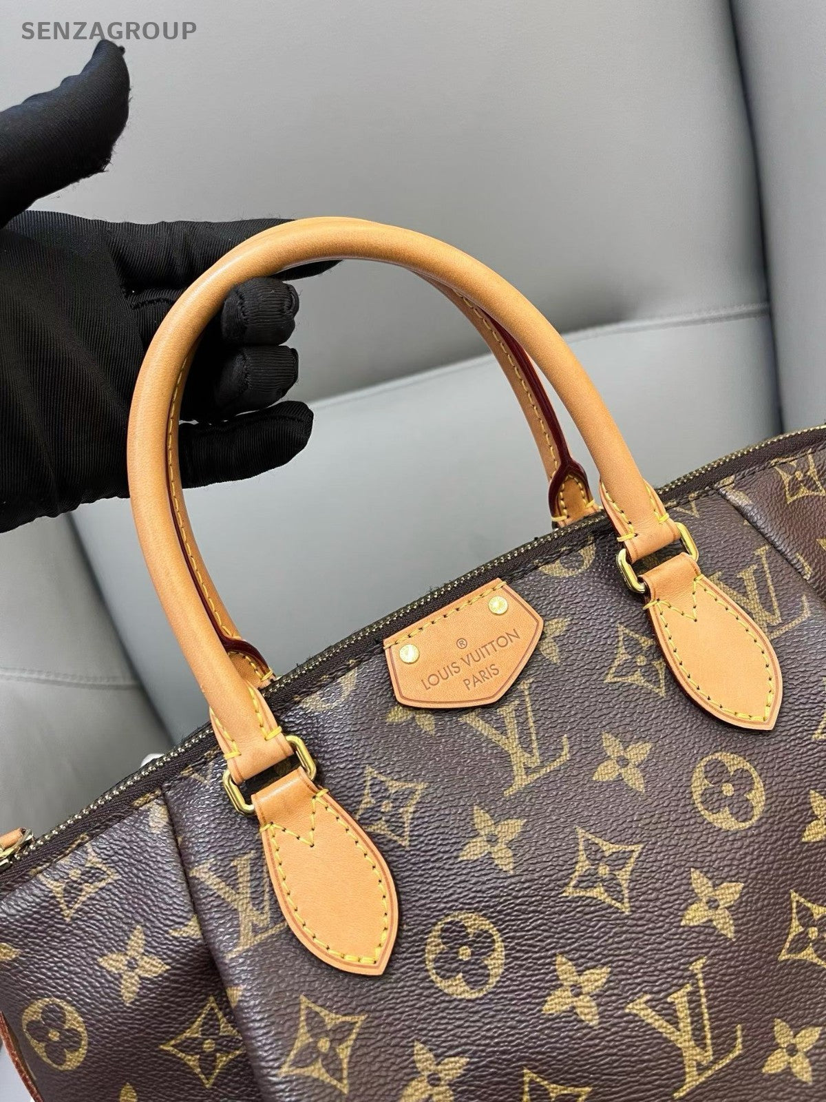 Louis Vuitton Vintage Turenne PM Monogram 2way Shoulder Handbag Brown Classic