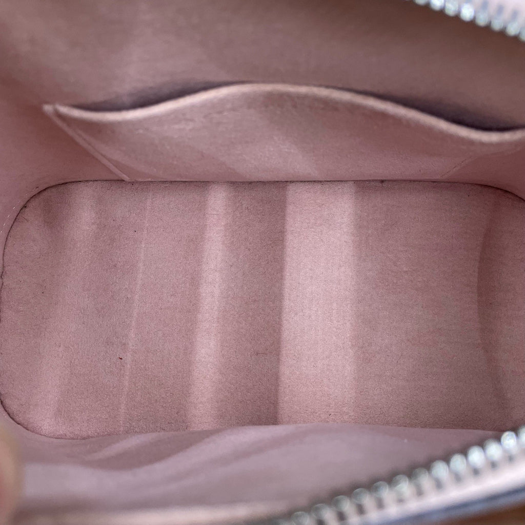 Louis Vuitton Alma BB Epi Top Handle Crossbody Pink Silver Used Women Classic