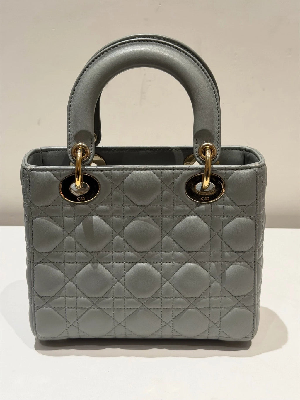 Christian Dior Lady Dior 2Ways Top Handle Bag Crossbody Women Dior Cannage