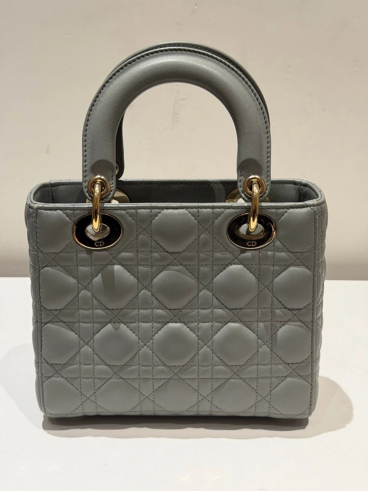 Christian Dior Lady Dior 2Ways Top Handle Bag Crossbody Women Dior Cannage