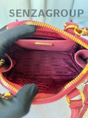 Prada Mini Saffiano Galleria Bag in Pink Gold - Classic & Fashionable