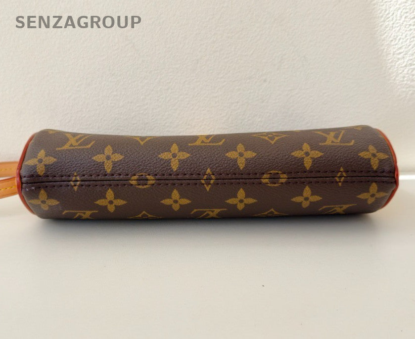 Louis Vuitton Monogram Canvas 2Way Handbag Shoulder Bag Brown Gold Women Classic