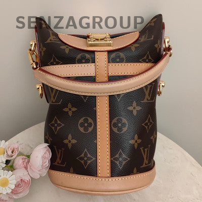 Louis Vuitton Monogram French Fries Bag Brown Handbag Shoulder Bag Classic Women