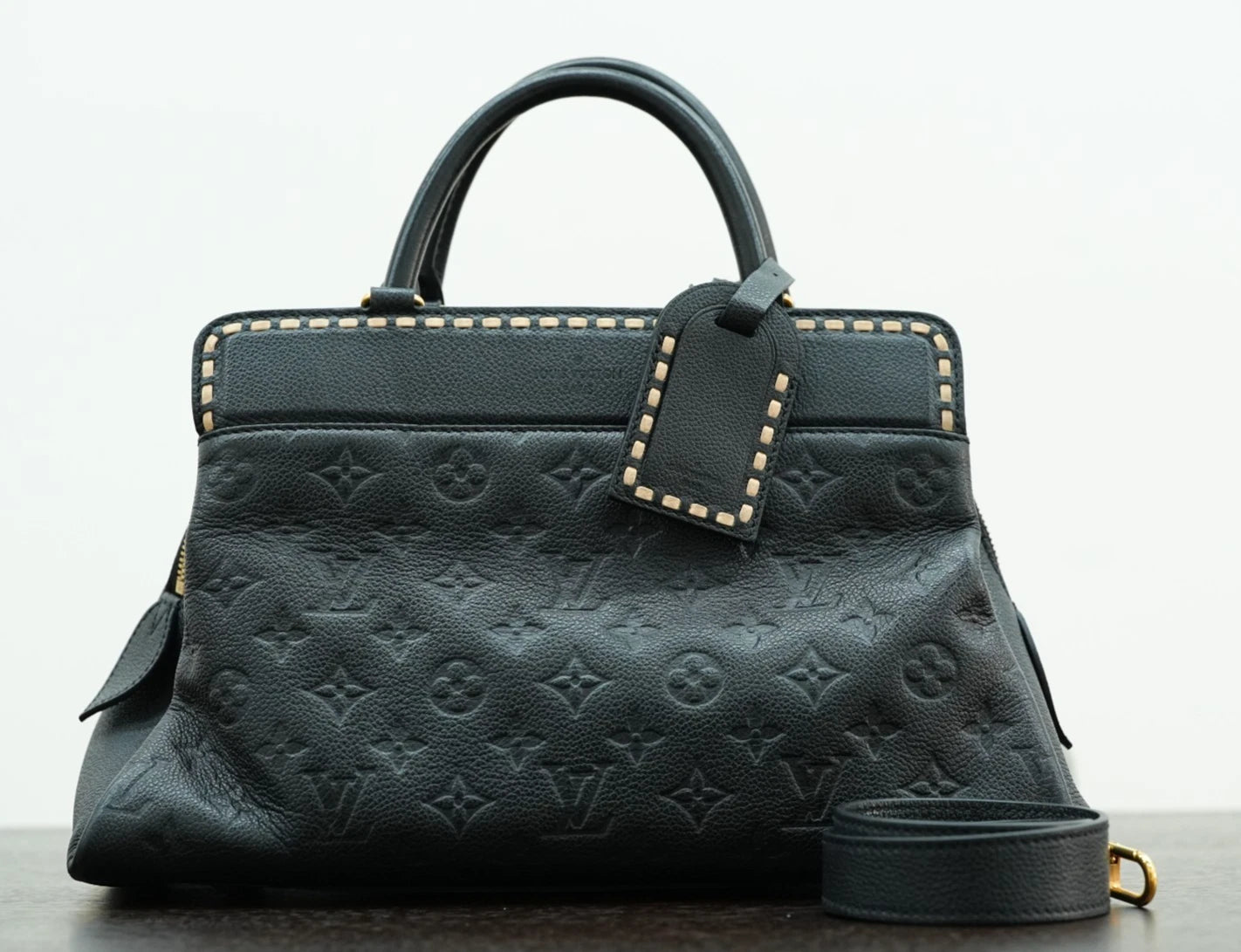 Louis Vuitton Vosges Monogram Empreinte Top Handle 2-Way Shoulder Handbag - Pre-Owned