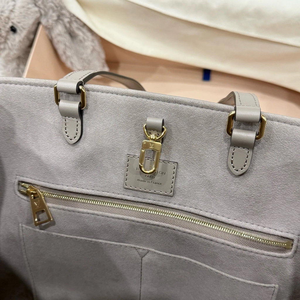 New Louis Vuitton OnTheGo Medium Tote Bag For Women Grey
