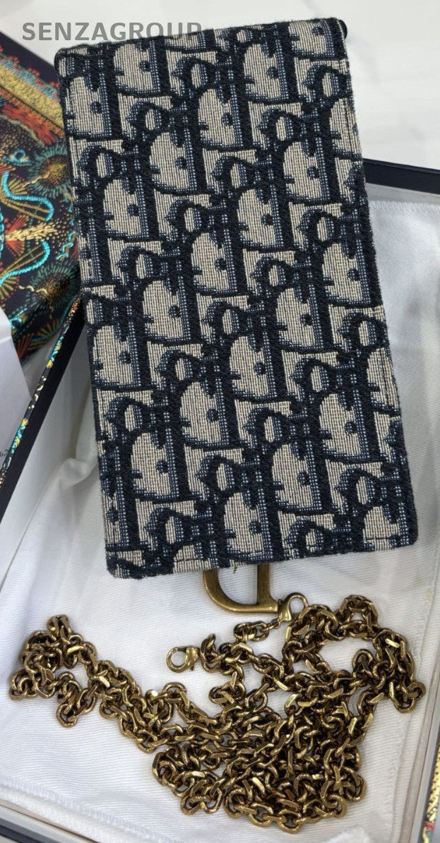 Christian Dior Saddle bag mini Monogram Classic Crossbody bag Chain Strap