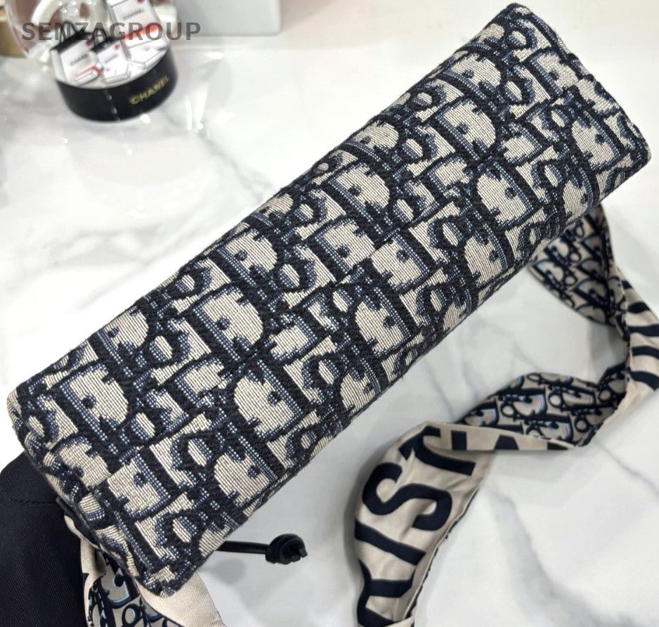 Christian Dior Alma Monogram Classic Toiletry Handbag Women DIY Silk  scarf