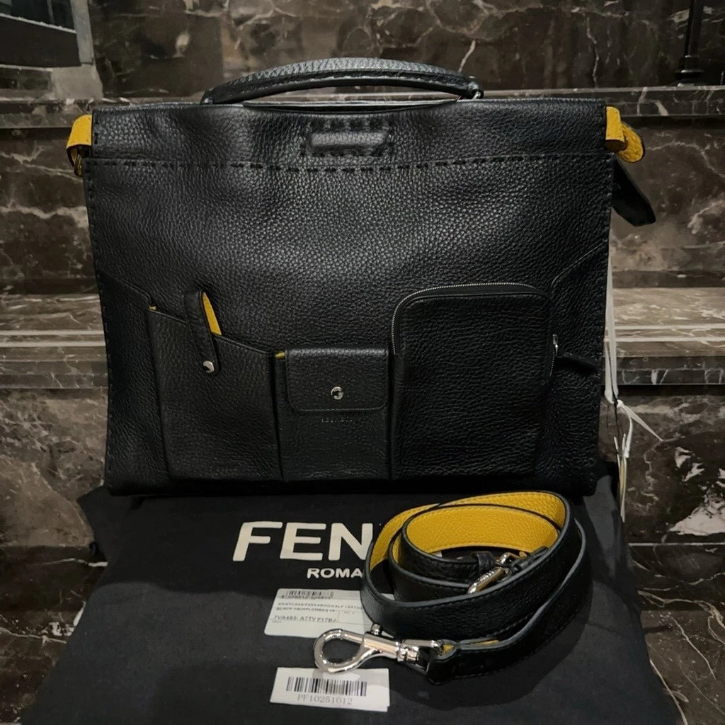 Fendi Peekaboo Women's Leather Handbag Shoulder Crossbody Bag