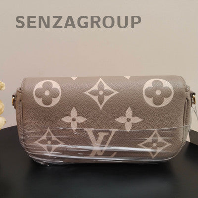 Louis Vuitton Monogram Ivy Grey Gold Shoulder Crossbody Bag Women's Classic