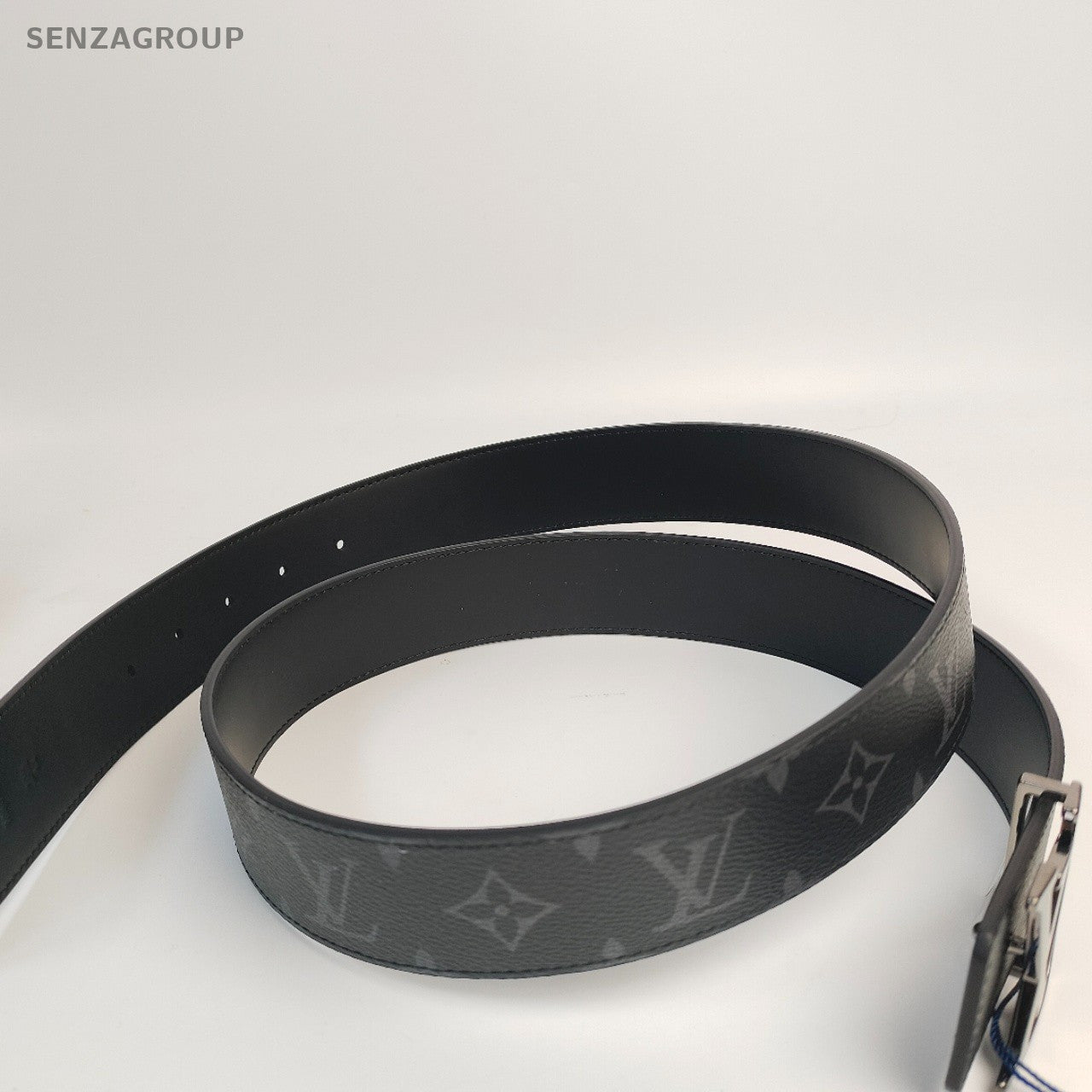 SJ0001 Louis Vuitton LV Initiales Belt Black 85