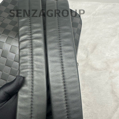 Louis Vuitton Damier Ebene Backpack Black Silver Unisex Classic