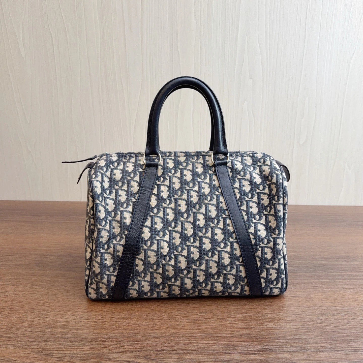 Christian Dior Vintage Boston Oblique Top Handle Bag Women Fashion
