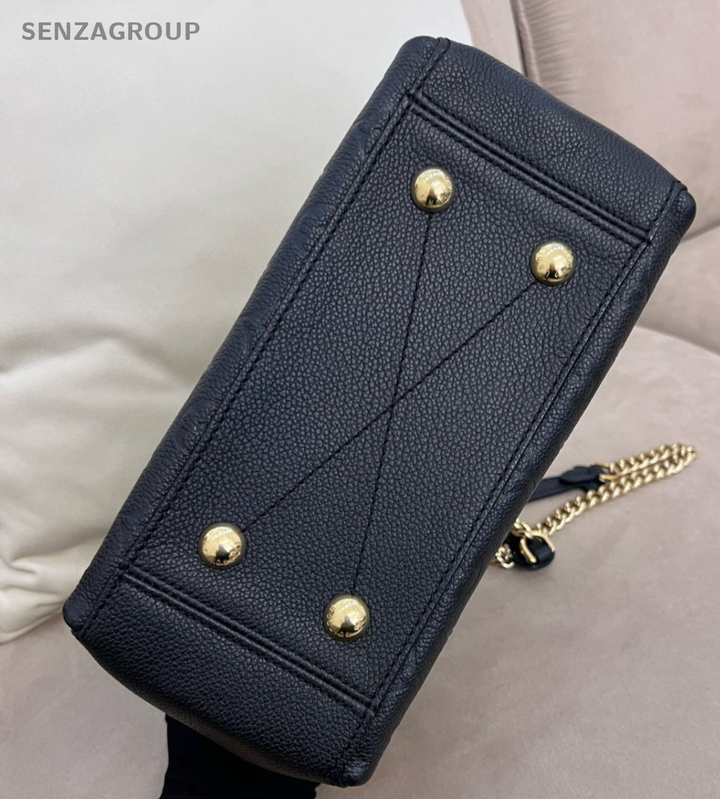 Louis Vuitton Surene bb Monogram Empreinte Chain Shoulder bag Women Black Gold