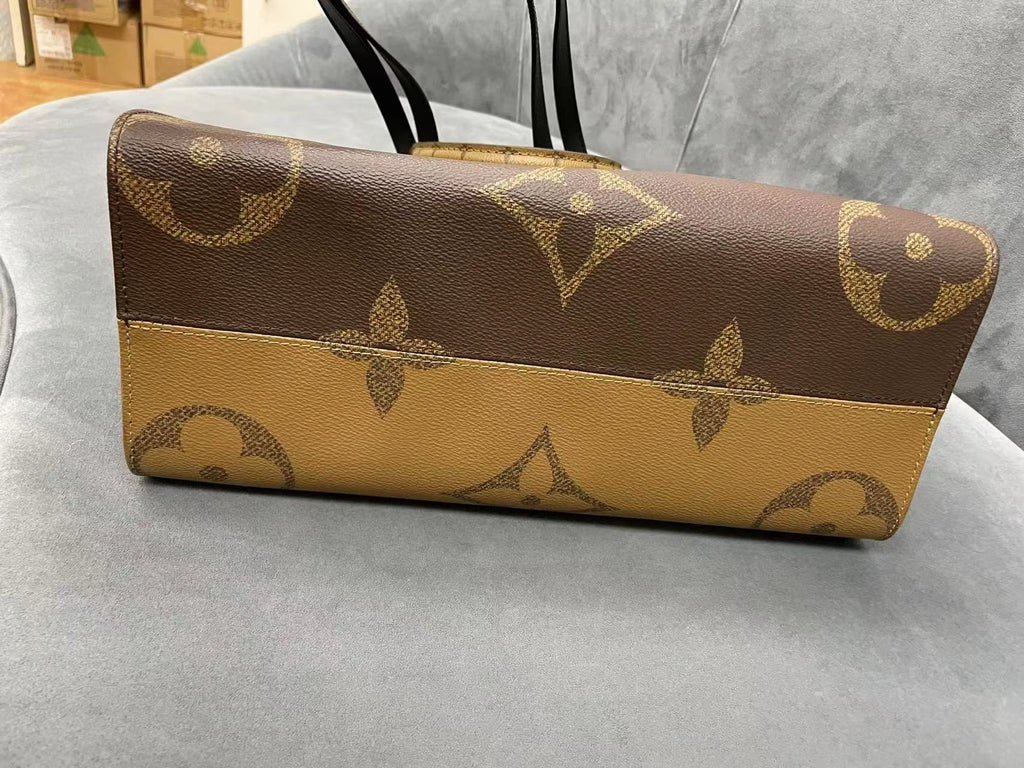 Louis Vuitton Canvas Classic Monogram Medium Tote Bag For Women