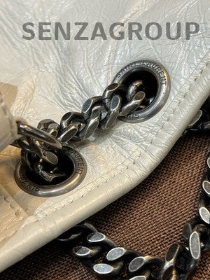 Saint Laurent Niki Medium Silver Chain Shoulder Bag Classic Women's