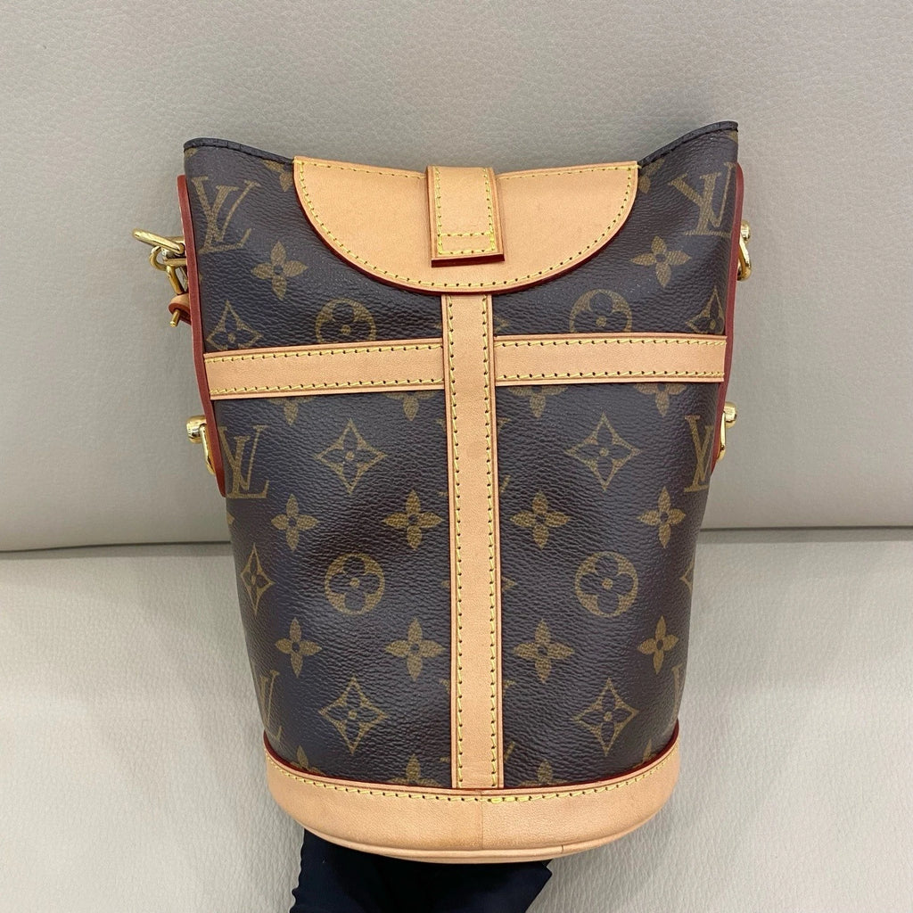 Louis Vuitton Duffle Monogram Canvas Top Handle Shoulder Bag