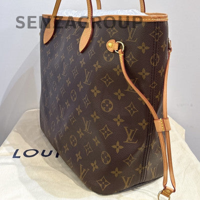 Louis Vuitton Neverfull MM Monogram Tote Shoulder Bag Classic Women